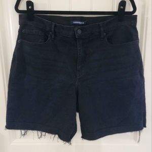 Calvin Klein Jeans black denim shorts
